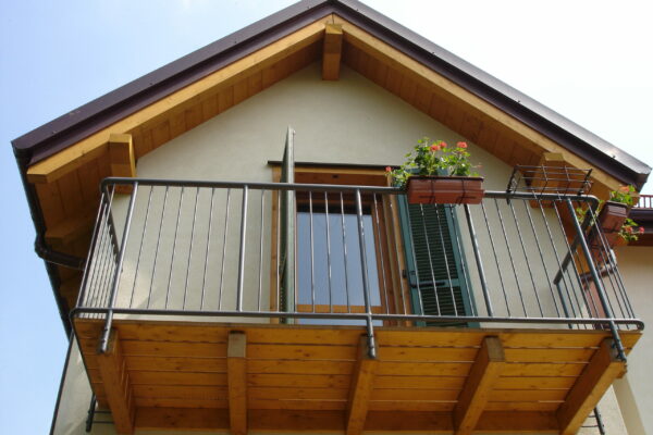 balcone in legno