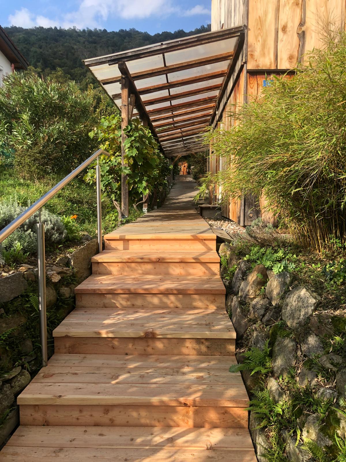 Pavimentazione in larice (Malcantone)